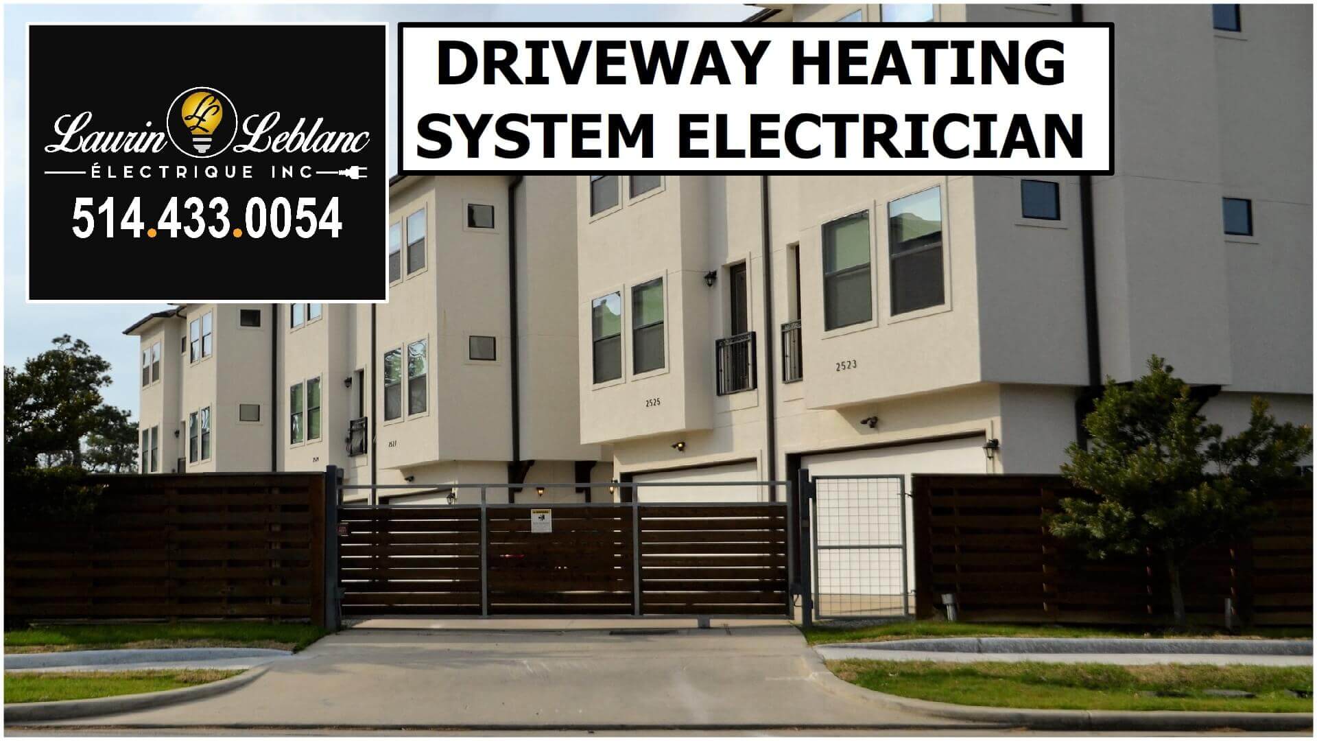 Driveway Heating System in Laval