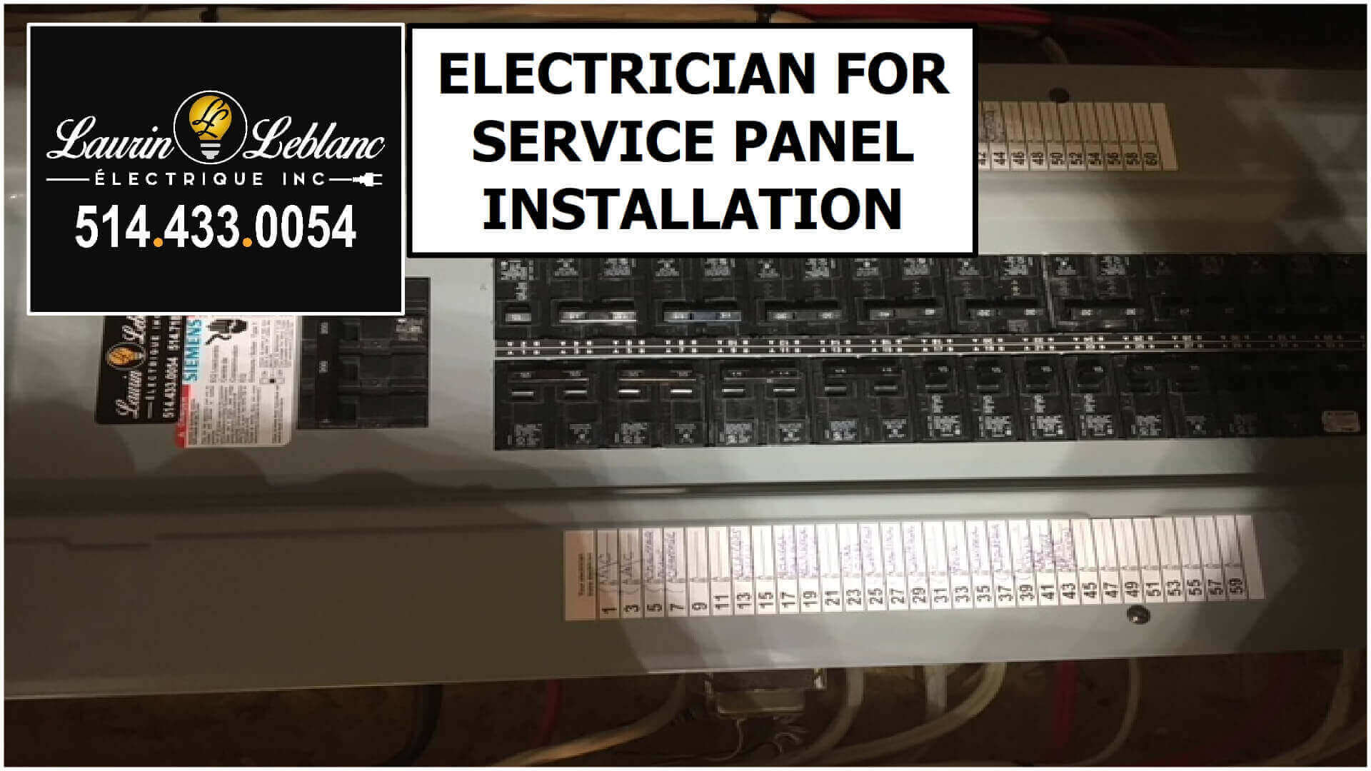 Service Panel in Notre-Dame de l'île Perrot