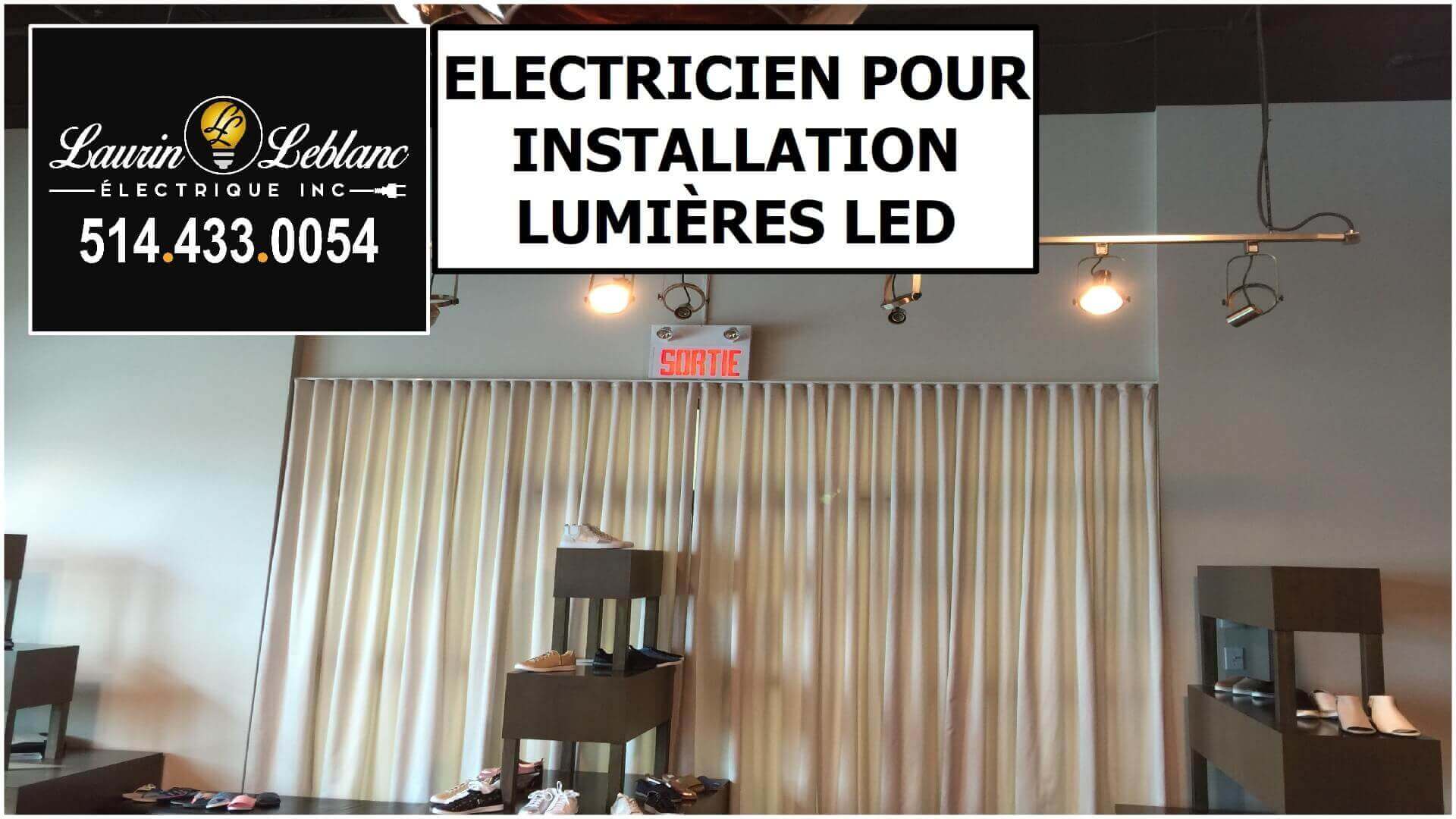 Installation Eclairage LED à Saint-Lazare
