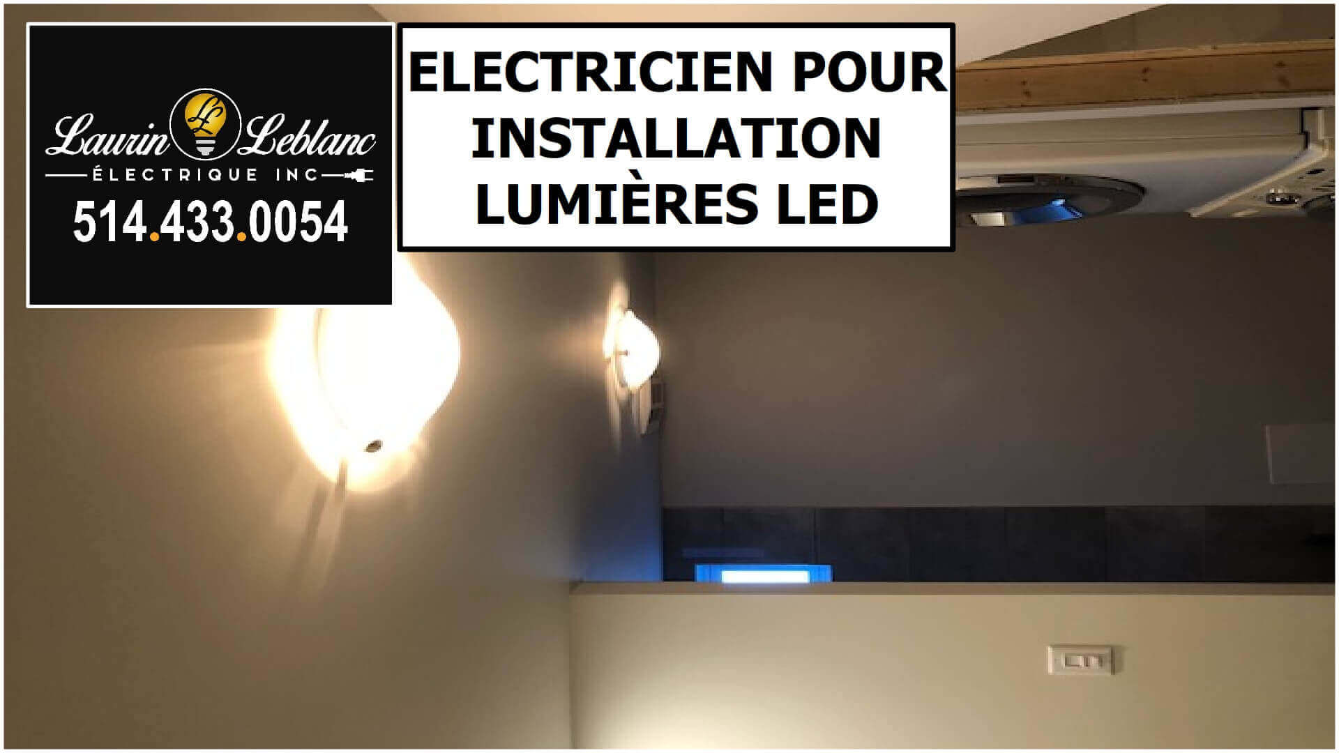 Installation Eclairage LED à Pierrefonds