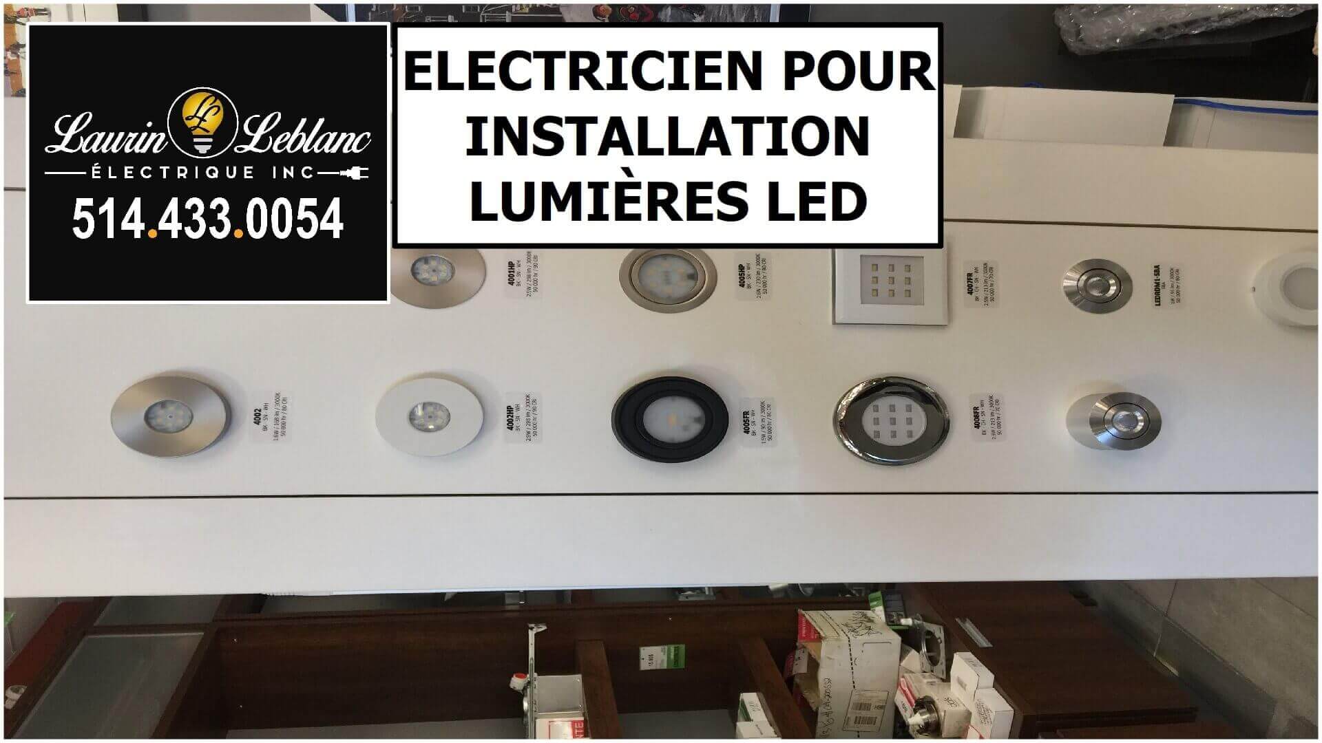 Installation Eclairage LED à Ile-Perrot