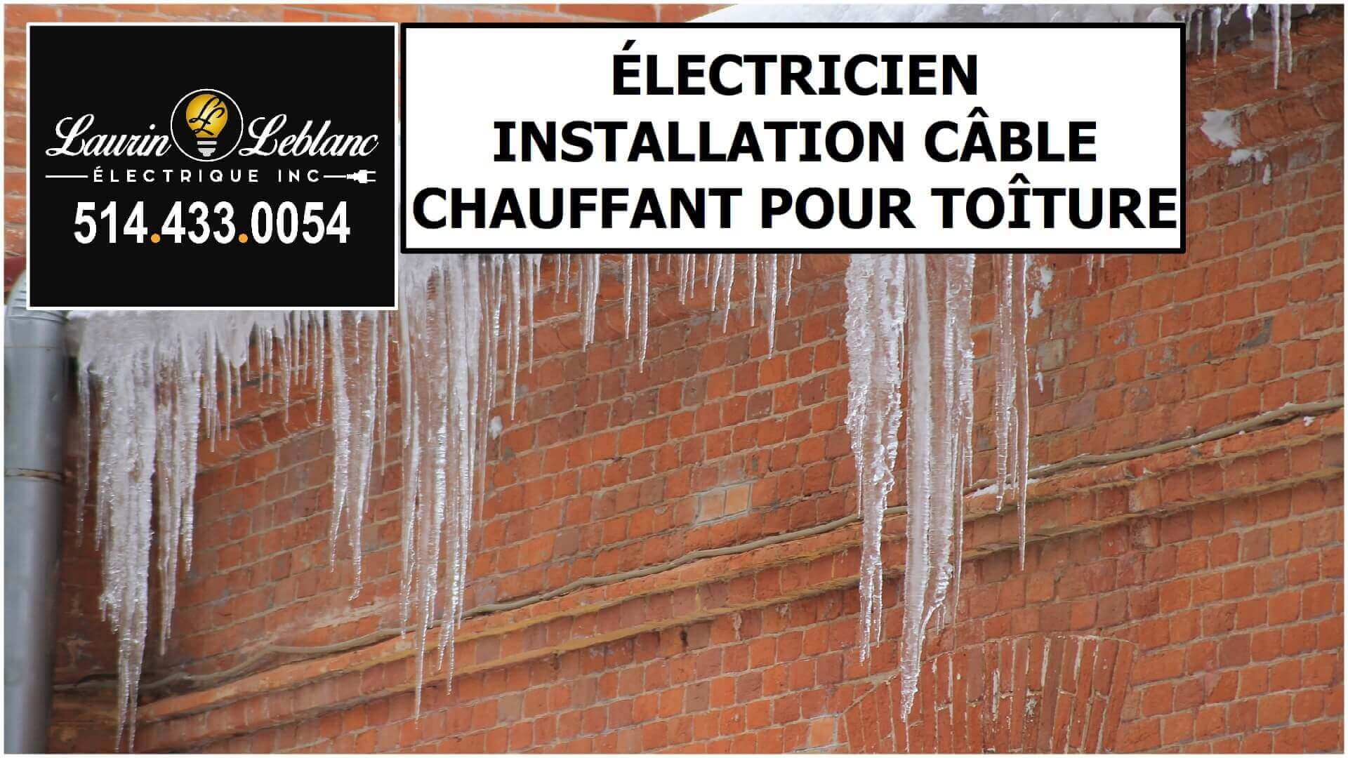 Installation Cable Chauffant Toit à Saint-Lazare