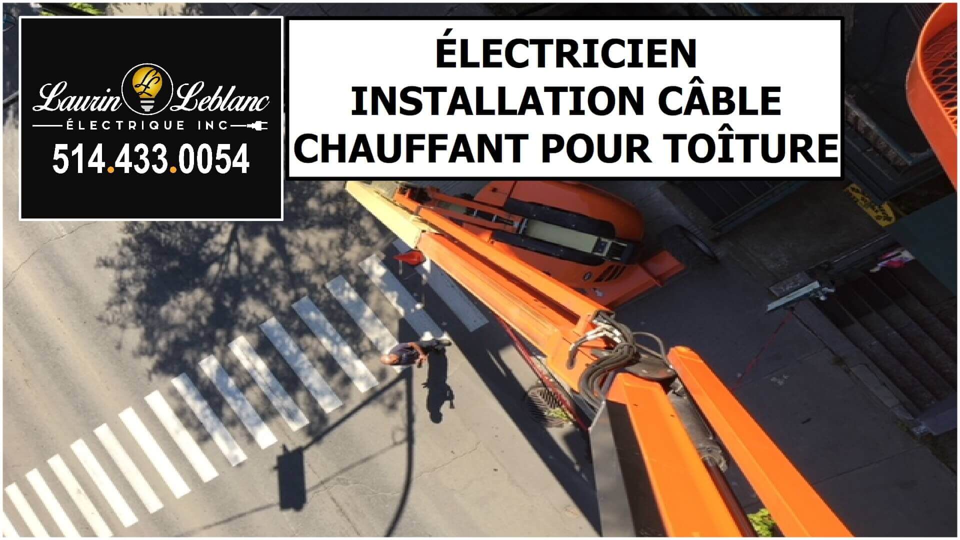 Installation Cable Chauffant Toit à Pointe Claire