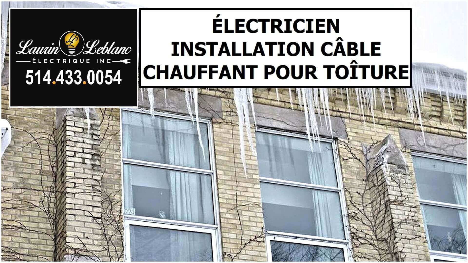 Installation Cable Chauffant Toit à Pierrefonds