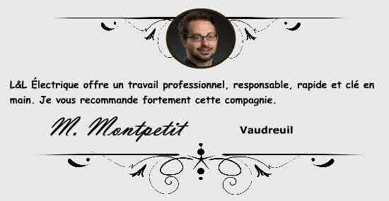 Avis Électricien West Island 3